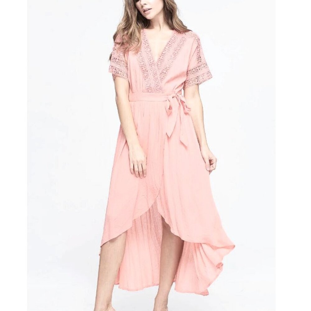 Magnolia Pink High Low Dress